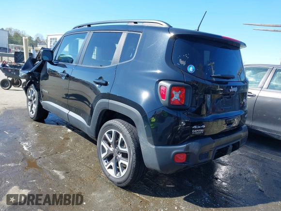 2018 Jeep Renegade Latitude with VIN ZACCJBBB9JPH28867, listed as a IAAI auction lot 41869702 with 70,742 mi miles and . Bid and sale history available at DreamBid. Image 3.