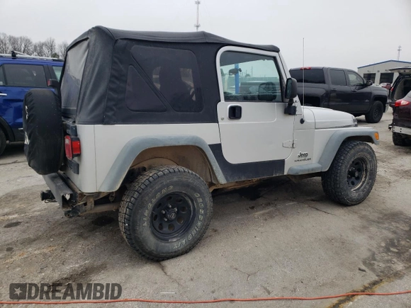 2006 Jeep Wrangler SE with VIN 1J4FA29176P755459, listed as a Copart auction lot 43160845 with 204,867 mi miles and Salvage Title. Bid and sale history available at carsss.com. Image 3.