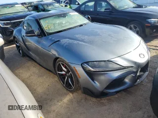 2022 Toyota GR Supra 3.0 with VIN WZ1DB0C01NW048751, listed as a Copart auction lot 75191114 with 0 mi miles and Non Repairable. Bid and sale history available at carsss.com. Image 4.