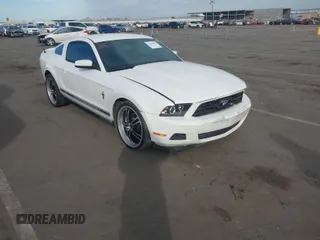 2012 Ford Mustang V6 Premium with VIN 1ZVBP8AM5C5214524, listed as a IAAI auction lot 41205445 with 146,218 mi miles. Bid and sale history available at carsss.com. Image 1.