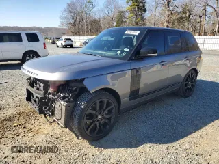 2020 Land Rover Range Rover P525 HSE with VIN SALGS2SE2LA586365, listed as a Copart auction lot 89081005 with 93,615 mi miles and Salvage title. Bid and sale history available at DreamBid. Image 1.