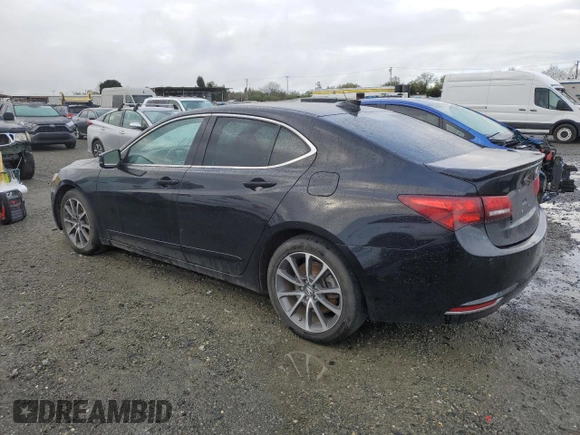 2015 Acura TLX V6 Advance with VIN 19UUB2F78FA008105, listed as a Copart auction lot 48707075 with 163,473 mi miles and Clean Title. Bid and sale history available at carsss.com. Image 2.