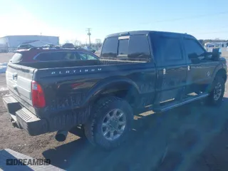 2015 Ford Super Duty F-250 SRW Lariat with VIN 1FT7W2BT6FED03408, listed as a IAAI auction lot 41358446 with 1 mi miles. Bid and sale history available at carsss.com. Image 4.