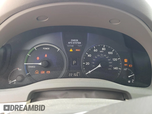 2010 Lexus RX 450h with VIN JTJBC1BA9A2022402, listed as a Copart auction lot 52674284 with 221,661 mi miles and Salvage Title. Bid and sale history available at DreamBid. Image 9.