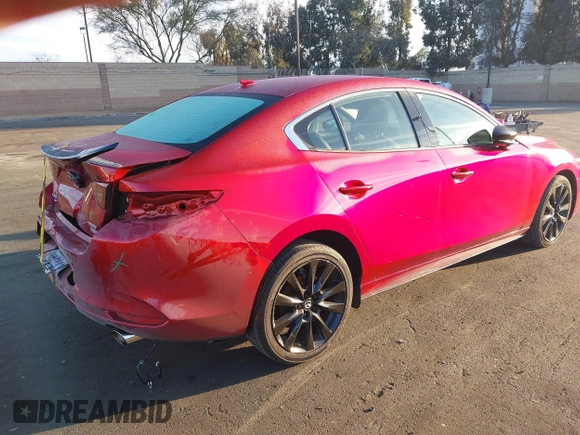 2023 Mazda 3 Premium Plus with VIN 3MZBPBEYXPM365725, listed as a IAAI auction lot 41581246 with 12,881 mi miles and . Bid and sale history available at carsss.com. Image 4.