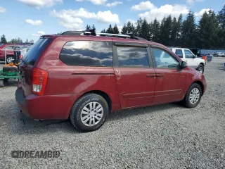 2012 Kia Sedona LX with VIN KNDMG4C77C6443163, listed as a Copart auction lot 54077175 with 105,620 mi miles and Clean Title. Bid and sale history available at carsss.com. Image 3.