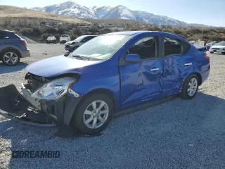2012 Nissan Versa SL with VIN 3N1CN7APXCL841529, listed as a Copart auction lot 48474995 with 172,518 mi miles and Salvage Title. Bid and sale history available at carsss.com. Image 1.