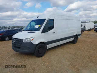 2023 Mercedes-Benz Sprinter Cargo with VIN W1Y4NCHY1PT126337, listed as a IAAI auction lot 41485671 with 93,627 mi miles. Bid and sale history available at carsss.com. Image 19.