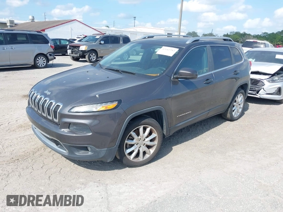 2016 Jeep Cherokee High Altitude with VIN 1C4PJLDB8GW211947, listed as a IAAI auction lot 42142282 with 158,430 mi miles. Bid and sale history available at carsss.com. Image 17.