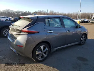 2018 Nissan LEAF SL with VIN 1N4AZ1CP4JC308352, listed as a Copart auction lot 89021515 with 44,902 mi miles and Clean Title. Bid and sale history available at DreamBid. Image 3.