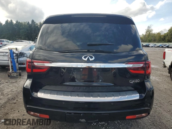 2019 Infiniti QX80 LUXE with VIN JN8AZ2NF8K9688223, listed as a Copart auction lot 73149934 with 87,270 mi miles and Clean Title. Bid and sale history available at carsss.com. Image 6.