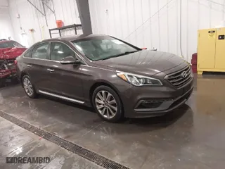 2015 Hyundai Sonata 2.4L Sport with VIN 5NPE34AF9FH251683, listed as a IAAI auction lot 41631209 with 122,769 mi miles. Bid and sale history available at carsss.com. Image 1.