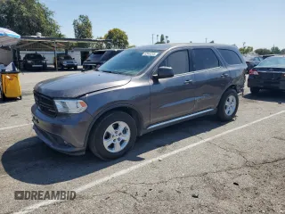 2017 Dodge Durango SXT with VIN 1C4RDHAG1HC847819, listed as a Copart auction lot 62944245 with 110,215 mi miles and Salvage title. Bid and sale history available at DreamBid. Image 1.