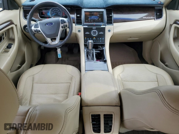 2013 Ford Taurus Limited with VIN 1FAHP2F82DG235526, listed as a Copart auction lot 52051365 with 106,459 mi miles and Salvage Title. Bid and sale history available at DreamBid. Image 8.