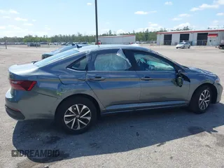 2024 Volkswagen Jetta S with VIN 3VW5M7BU2RM074403, listed as a IAAI auction lot 42215635 with 2,483 mi miles and . Bid and sale history available at DreamBid. Image 4.