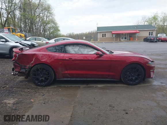 2019 Ford Mustang EcoBoost z VIN 1FA6P8TH3K5111837, wystawiony jako IAAI lot #42112963 z przebiegiem 46 725 mil mil oraz . Historia ofert i sprzedaży dostępna na DreamBid. Obrazek 14.