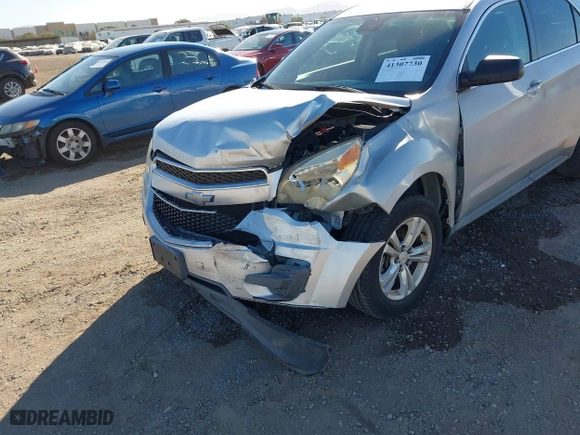 2012 Chevrolet Equinox LS with VIN 2GNALBEK7C6244202, listed as a IAAI auction lot 41307730 with 132,516 mi miles. Bid and sale history available at carsss.com. Image 6.