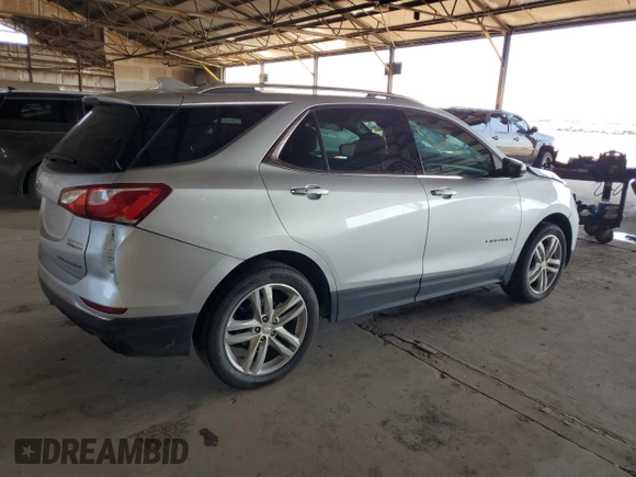 2019 Chevrolet Equinox Premier z VIN 3GNAXYEX3KS592663, wystawiony jako Copart lot #59635385 z przebiegiem 70 575 mil mil oraz Szkoda całkowita • Salvage title. Historia ofert i sprzedaży dostępna na DreamBid. Obrazek 3.