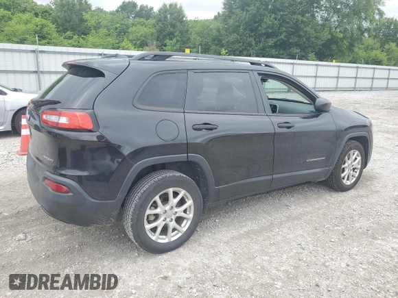 2016 Jeep Cherokee Sport z VIN 1C4PJLAB2GW222382, wystawiony jako Copart lot #59657865 z przebiegiem 124 673 mil mil oraz Szkoda całkowita • Salvage title. Historia ofert i sprzedaży dostępna na DreamBid. Obrazek 3.