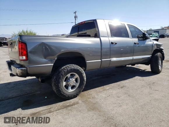 2006 Dodge Ram 2500 SLT with VIN 3D7KS29C66G227957, listed as a Copart auction lot 68363644 with 241,472 mi miles and Salvage Title. Bid and sale history available at carsss.com. Image 3.