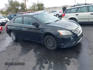 2014 Nissan Sentra S with VIN 1N4AB7AP3EN851731, listed as a IAAI auction lot 41714564 with 97,007 mi miles and . Bid and sale history available at DreamBid. Image 1.