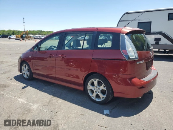 2009 Mazda 5 Grand Touring with VIN JM1CR293090348566, listed as a Copart auction lot 59270145 with 75,966 mi miles and Salvage title. Bid and sale history available at DreamBid. Image 2.