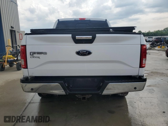 2015 Ford F-150 XLT with VIN 1FTEW1EPXFKD35425, listed as a Copart auction lot 56944155 with 137,610 mi miles and Salvage title. Bid and sale history available at DreamBid. Image 6.