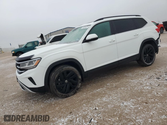 2023 Volkswagen Atlas 3.6L V6 SE w/Technology with VIN 1V2KR2CA8PC546230, listed as a Copart auction lot 44684615 with 54,050 mi miles and Salvage Title. Bid and sale history available at carsss.com. Image 1.