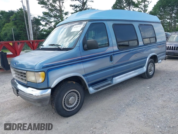 1994 Ford Econoline Cargo with VIN 1FDHS24HXRHB91364, listed as a IAAI auction lot 42482721 with 88,658 mi miles and . Bid and sale history available at DreamBid. Image 2.
