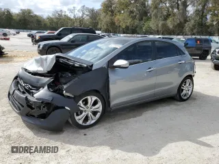 2014 Hyundai Elantra GT with VIN KMHD35LH0EU199182, listed as a Copart auction lot 47744015 with 121,324 mi miles and Salvage Title. Bid and sale history available at carsss.com. Image 1.