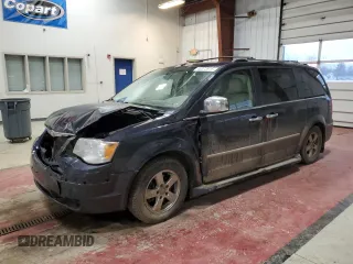2010 Chrysler Town & Country Limited with VIN 2A4RR6DX0AR206895, listed as a Copart auction lot 48073915 with 192,046 mi miles and Salvage Title. Bid and sale history available at carsss.com. Image 1.