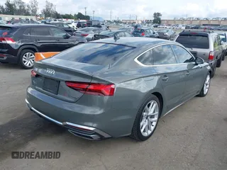 2023 Audi A5 Sportback S line Premium Plus with VIN WAUFACF50PA040074, listed as a IAAI auction lot 41933197 with 21,871 mi miles and . Bid and sale history available at DreamBid. Image 4.
