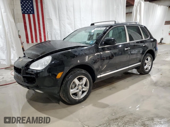 2006 Porsche Cayenne S with VIN WP1AB29P96LA64358, listed as a Copart auction lot 82579224 with 117,403 mi miles and Salvage Title. Bid and sale history available at carsss.com. Image 1.