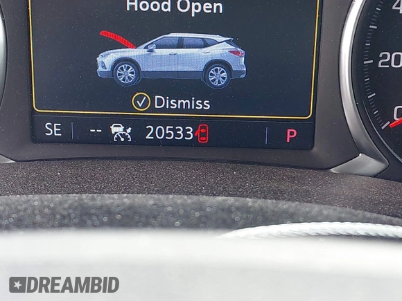 2023 Chevrolet Blazer LT с VIN 3GNKBHR40PS235497, выставлен на аукционе IAAI как лот 42124586 с пробегом 20 533 миль миль и . История ставок и продаж доступна на DreamBid. Изображение 16.