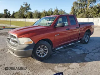 2009 Dodge 1500 ST with VIN 1D3HB18K39S776396, listed as a Copart auction lot 84109224 with 118,064 mi miles and Salvage Title. Bid and sale history available at DreamBid. Image 1.
