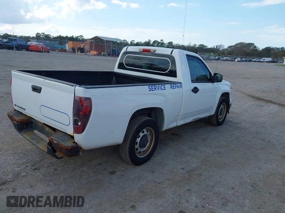 2012 Chevrolet Colorado Work Truck with VIN 1GCCSBF98C8155250, listed as a IAAI auction lot 41546531 with 120,758 mi miles. Bid and sale history available at carsss.com. Image 4.