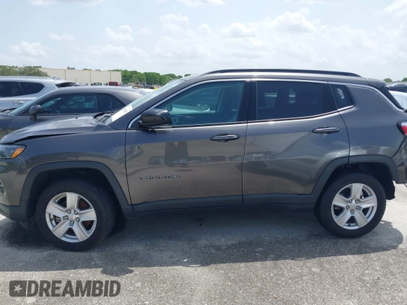 2022 Jeep Compass Latitude с VIN 3C4NJDBB1NT164523, выставлен на аукционе IAAI как лот 42452927 с пробегом 38 764 миль миль и . История ставок и продаж доступна на DreamBid. Изображение 14.