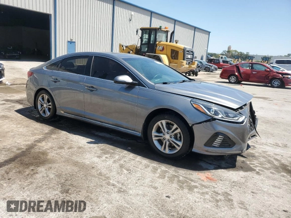 2018 Hyundai Sonata Limited with VIN 5NPE34AFXJH692361, listed as a Copart auction lot 52628605 with 56,220 mi miles and Salvage Title. Bid and sale history available at carsss.com. Image 4.