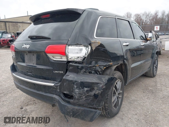 2018 Jeep Grand Cherokee Limited with VIN 1C4RJFBGXJC426778, listed as a IAAI auction lot 41913607 with 123,053 mi miles and . Bid and sale history available at DreamBid. Image 6.