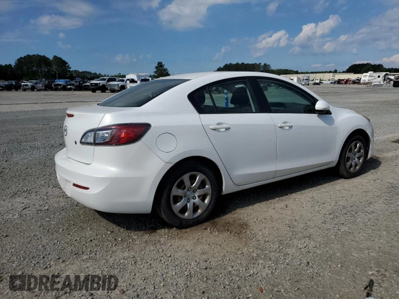 2013 Mazda 3 i SV with VIN JM1BL1TF7D1784909, listed as a Copart auction lot 55674735 with 121,664 mi miles and Salvage title. Bid and sale history available at DreamBid. Image 3.