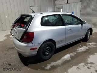2002 Honda Civic Si with VIN SHHEP33552U305717, listed as a Copart auction lot 44783085 with 0 mi miles and Salvage Title. Bid and sale history available at carsss.com. Image 3.