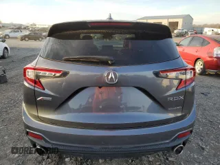 2021 Acura RDX w/A-Spec Package with VIN 5J8TC2H65ML046017, listed as a Copart auction lot 80743283 with 23,589 mi miles and Salvage Title. Bid and sale history available at carsss.com. Image 6.