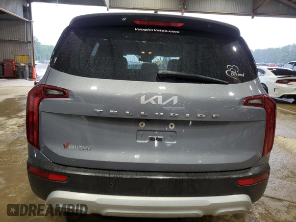 2022 Kia Telluride LX with VIN 5XYP24HC4NG230804, listed as a Copart auction lot 55994425 with 97,397 mi miles and Salvage title. Bid and sale history available at DreamBid. Image 6.