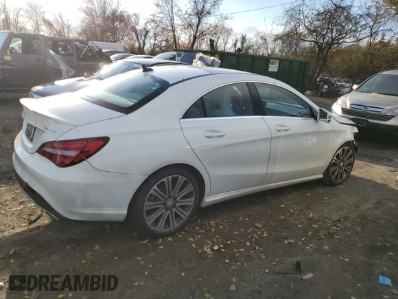 2017 Mercedes-Benz CLA 250 with VIN WDDSJ4GB1HN494099, listed as a Copart auction lot 77665373 with 82,411 mi miles and . Bid and sale history available at DreamBid. Image 3.