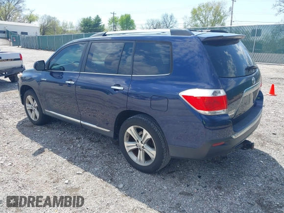 2012 Toyota Highlander Limited with VIN 5TDYK3EH0CS072699, listed as a IAAI auction lot 41861645 with 183,815 mi miles and . Bid and sale history available at DreamBid. Image 3.