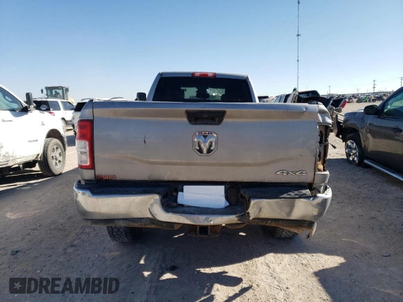 2022 Ram 3500 Tradesman with VIN 3C63R3GL1NG382506, listed as a Copart auction lot 89097695 with 0 mi miles and Salvage Title. Bid and sale history available at carsss.com. Image 6.