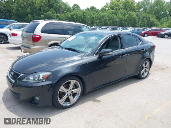 2011 Lexus IS 250 with VIN JTHBF5C25B5144973, listed as a IAAI auction lot 42722251 with 193,432 mi miles and . Bid and sale history available at DreamBid. Image 2.