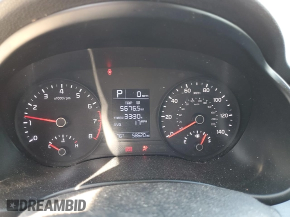 2021 Kia Rio LX with VIN 3KPA24AD7ME421086, listed as a Copart auction lot 43336485 with 58,620 mi miles and Salvage Title. Bid and sale history available at carsss.com. Image 9.