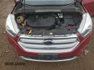 2017 Ford Escape Titanium with VIN 1FMCU9J93HUD96038, listed as a Copart auction lot 52188185 with 65,441 mi miles and Salvage Title. Bid and sale history available at carsss.com. Image 12.