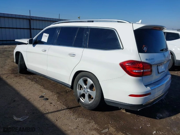 2017 Mercedes-Benz GLS with VIN 4JGDF6EE2HA874150, listed as a IAAI auction lot 41278059 with 1 mi miles. Bid and sale history available at carsss.com. Image 3.